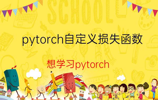 pytorch自定义损失函数 想学习pytorch，需要先学习python吗？